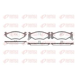 Stabdžių trinkelių rinkinys, diskinis stabdys REMSA 0483.02