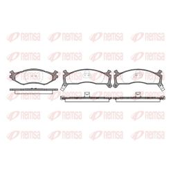 Stabdžių trinkelių rinkinys, diskinis stabdys REMSA 0484.02