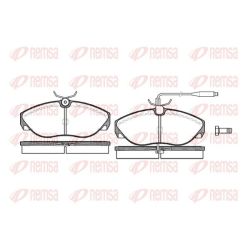 Stabdžių trinkelių rinkinys, diskinis stabdys REMSA 0486.02