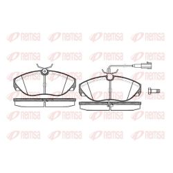 Stabdžių trinkelių rinkinys, diskinis stabdys REMSA 0486.11