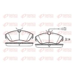 Stabdžių trinkelių rinkinys, diskinis stabdys REMSA 0487.11
