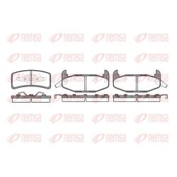 Stabdžių trinkelių rinkinys, diskinis stabdys REMSA 0532.02