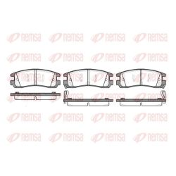 Stabdžių trinkelių rinkinys, diskinis stabdys REMSA 0566.22