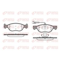 Stabdžių trinkelių rinkinys, diskinis stabdys REMSA 0587.12