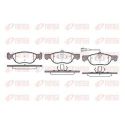 Stabdžių trinkelių rinkinys, diskinis stabdys REMSA 0587.21