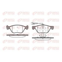 Stabdžių trinkelių rinkinys, diskinis stabdys REMSA 0589.02