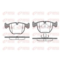 Stabdžių trinkelių rinkinys, diskinis stabdys REMSA 0596.00