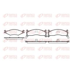 Stabdžių trinkelių rinkinys, diskinis stabdys REMSA 0600.02