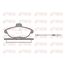 Stabdžių trinkelių rinkinys, diskinis stabdys REMSA 0602.02