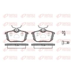 Stabdžių trinkelių rinkinys, diskinis stabdys REMSA 0605.12