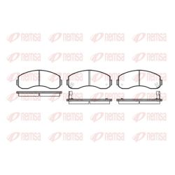 Stabdžių trinkelių rinkinys, diskinis stabdys REMSA 0619.02