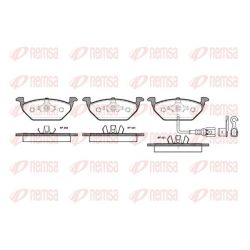 Stabdžių trinkelių rinkinys, diskinis stabdys REMSA 0633.21