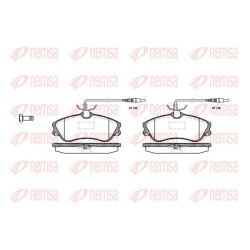 Stabdžių trinkelių rinkinys, diskinis stabdys REMSA 0634.04