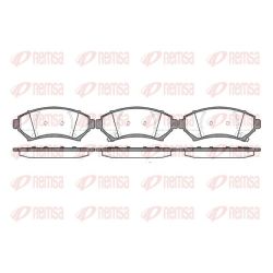 Stabdžių trinkelių rinkinys, diskinis stabdys REMSA 0641.02