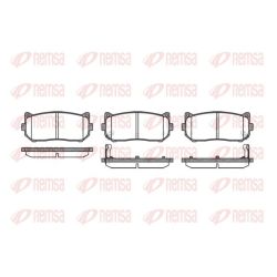 Stabdžių trinkelių rinkinys, diskinis stabdys REMSA 0649.02