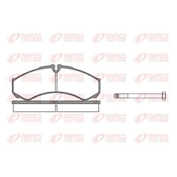 Stabdžių trinkelių rinkinys, diskinis stabdys REMSA 0651.00