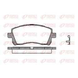 Stabdžių trinkelių rinkinys, diskinis stabdys REMSA 0655.02