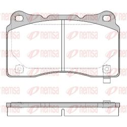 Stabdžių trinkelių rinkinys, diskinis stabdys REMSA 0666.24