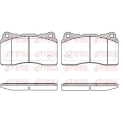 Stabdžių trinkelių rinkinys, diskinis stabdys REMSA 0666.40