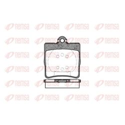 Stabdžių trinkelių rinkinys, diskinis stabdys REMSA 0678.00