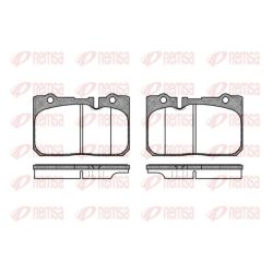 Stabdžių trinkelių rinkinys, diskinis stabdys REMSA 0679.00