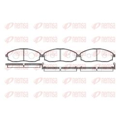 Stabdžių trinkelių rinkinys, diskinis stabdys REMSA 0703.02