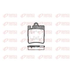 Stabdžių trinkelių rinkinys, diskinis stabdys REMSA 0709.00