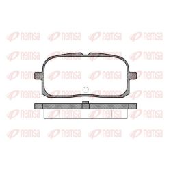 Stabdžių trinkelių rinkinys, diskinis stabdys REMSA 0715.00