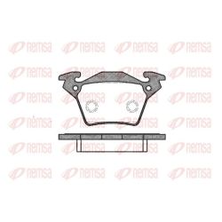 Stabdžių trinkelių rinkinys, diskinis stabdys REMSA 0717.00