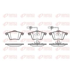 Stabdžių trinkelių rinkinys, diskinis stabdys REMSA 0721.02