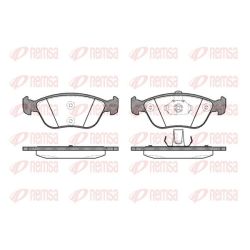 Stabdžių trinkelių rinkinys, diskinis stabdys REMSA 0722.00