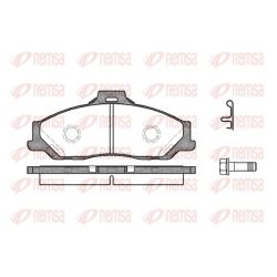 Stabdžių trinkelių rinkinys, diskinis stabdys REMSA 0730.01