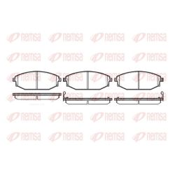 Stabdžių trinkelių rinkinys, diskinis stabdys REMSA 0734.02