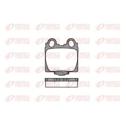 Stabdžių trinkelių rinkinys, diskinis stabdys REMSA 0743.04