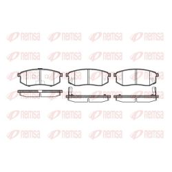 Stabdžių trinkelių rinkinys, diskinis stabdys REMSA 0749.02