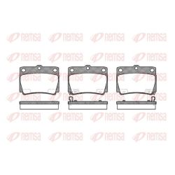 Stabdžių trinkelių rinkinys, diskinis stabdys REMSA 0750.02