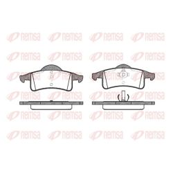 Stabdžių trinkelių rinkinys, diskinis stabdys REMSA 0758.00