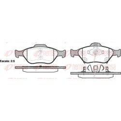 Stabdžių trinkelių rinkinys, diskinis stabdys REMSA 0766.12