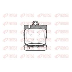 Stabdžių trinkelių rinkinys, diskinis stabdys REMSA 0770.00