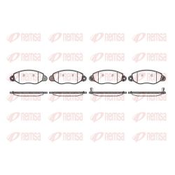 Stabdžių trinkelių rinkinys, diskinis stabdys REMSA 0772.12