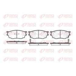 Stabdžių trinkelių rinkinys, diskinis stabdys REMSA 0800.02