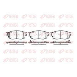 Stabdžių trinkelių rinkinys, diskinis stabdys REMSA 0800.22