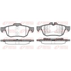 Stabdžių trinkelių rinkinys, diskinis stabdys REMSA 0842.60