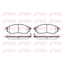 Stabdžių trinkelių rinkinys, diskinis stabdys REMSA 0852.14