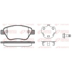Stabdžių trinkelių rinkinys, diskinis stabdys REMSA 0858.30