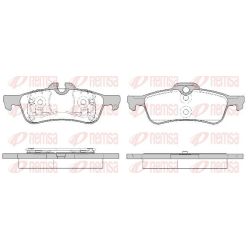 Stabdžių trinkelių rinkinys, diskinis stabdys REMSA 0862.20