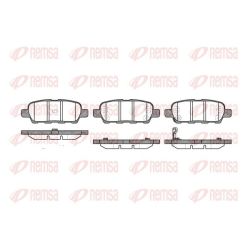 Stabdžių trinkelių rinkinys, diskinis stabdys REMSA 0876.01