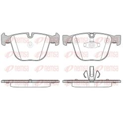 Stabdžių trinkelių rinkinys, diskinis stabdys REMSA 0892.20