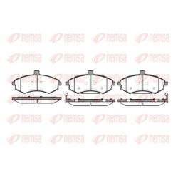 Stabdžių trinkelių rinkinys, diskinis stabdys REMSA 0893.02