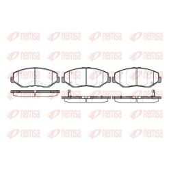 Stabdžių trinkelių rinkinys, diskinis stabdys REMSA 0899.00